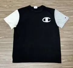 Champion 半袖Tシャツ ブラック/グレー/ホワイト 3トーン L