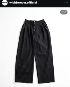 【 完売品 】 WISHFOREVER ストライプ スラックス m87829003542_1.jpg?1753017982