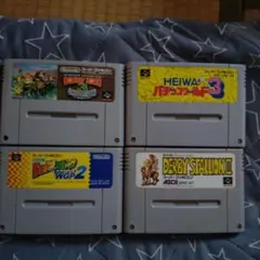 スーパーファミコン ゲームソフト 4本セット