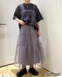 LOWRYSFARM BIGロゴ6分袖