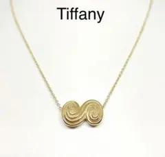 Tiffany ティファニー スワール トルネード ネックレス 750YG