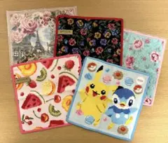 【新品未使用】フェイラー タオルハンカチ5枚セット まとめ売り