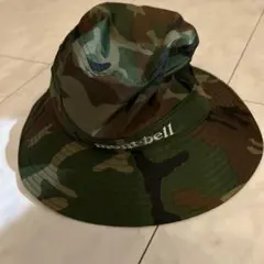 値下げ済み⚠️値下げ不可⚠️mont-bell カモワッチハット 迷彩 S