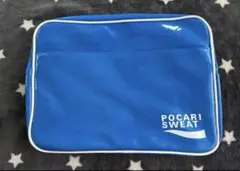 【新品未使用】 POCARI SWEAT 青 ショルダーバッグ　エナメル