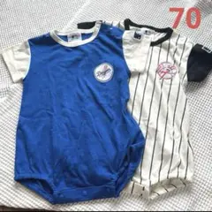 ロンパース 70 ドジャース ヤンキース