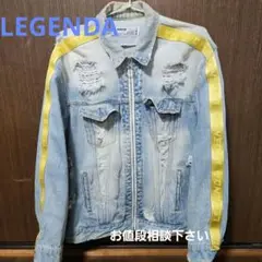 LEGENDA ダメージデニムジャケットサイドライン　コメント下さい