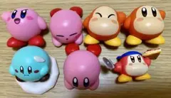 星のカービィワドルディマスコットフィギュア&ガチャガチャプライズ7点セット