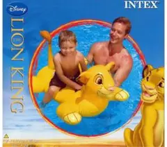INTEX ライオンキング ライドオン　プール　浮き輪