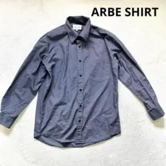 【ARBE SHIRT 】 L メンズ長袖シャツ　グレー　春秋