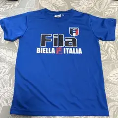 Fila 青 スポーツシャツ