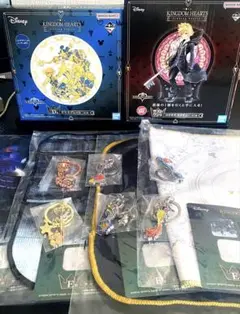 キングダムハーツ　ロクサス　スタチュー　フィギュアセット