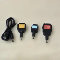 変換コネクタ 3個（au ,FOMA・SoftBank3G ,docomo用)