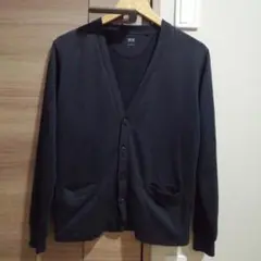 UNIQLO カーディガン ブラック S 薄手