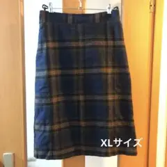 チェック タイトスカート
