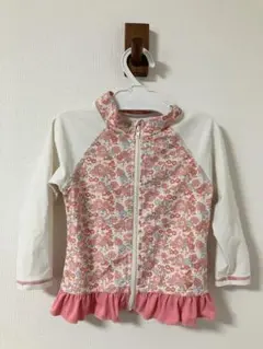 【さくら様用】ラッシュガード 90cm ピンク花柄　女の子
