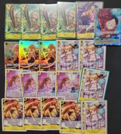 ワンピースカードゲーム　黄色　21枚まとめ売り　ルフィ　プリン　sスネーク等