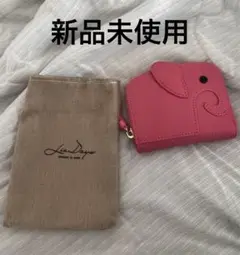 新品未使用　象　財布　コインケース