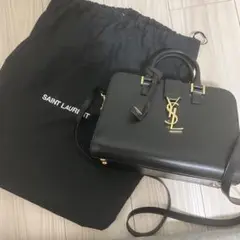 【年末セール・美品】サンローラン ベイビーカバス黒