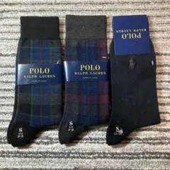 【未使用品】ポロラルフローレン クルーソックス 3足セット