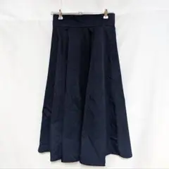 N. フレアー ロングスカート ネイビー サイズS