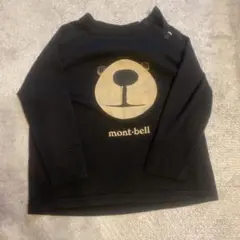 mont-bell クマ顔 ロンT 長袖 モンタベア 80