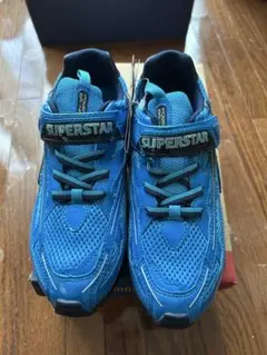 【未使用品】　SUPERSTAR バネのチカラ MOONSTAR 青 21.0