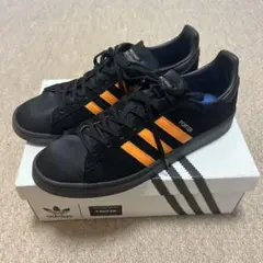 adidas PORTER スニーカー ブラック/オレンジ 29.5cm