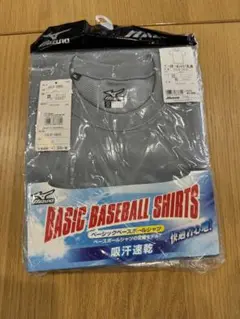 新品　ベースボールシャツ Oサイズ グレー