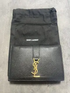 T03/044美品 YVES SAINT LAURENTイヴサンローラン名刺入れ サンローランパリ イヴサンローラン カードケース/名刺入れ