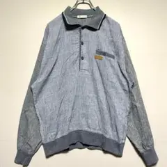 ノースフィールドスポーツ　び美品　LLサイズ　長袖ポロシャツ グレー　メンズ