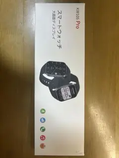 スマートウォッチ　多機能　腕時計 KW105 Pro ブラック