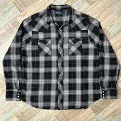 超スペシャル 90s ラルフローレン STEWARD オンブレ シャツ L 黒 90s Polo Ralph Lauren Shirt STEWARD / L | yowakeup
