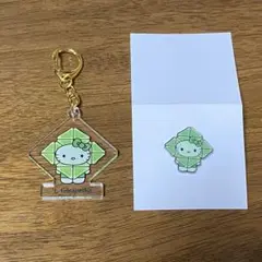万博 日本館Algae×Hello Kitty アクリルキーホルダー ピンバッチ
