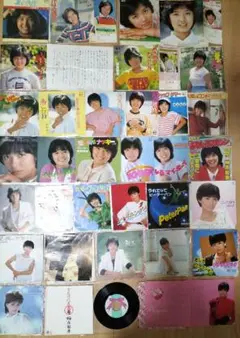 【激レア見本盤8枚含☆バラ売り同梱不可】榊原郁恵EPレコード33枚セット+おまけ