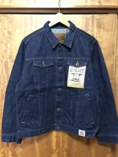 【本店限定】CHALLENGER ブラックデニムジャケット L 児島ジーンズ KOJIMA GENES 13oz セルビッチ ブラックデニム