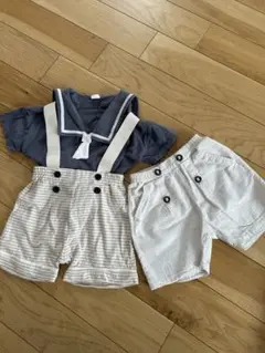 コトリ　セーラー　cottoli コーデ　3点セット　90 95