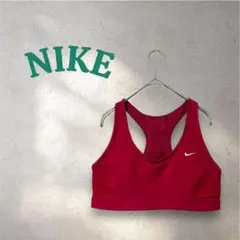NIKE ナイキ　赤 レーサーバック スポーツブラ　M