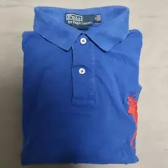 Polo by Ralph Lauren 青 ポロシャツ Mサイズ
