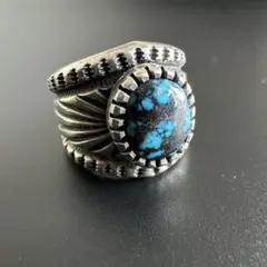 Harrison Jim インゴットシルバーリング ランダーブルー