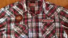 Dickies チェック柄 ワークシャツ