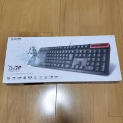 ELECOM USBメンブレンキーボード 108キー TK-DUX30BK