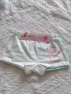 新品タグ付きパンツ 2枚入 女の子 ショーツボクサーパンツ（120cm）B7