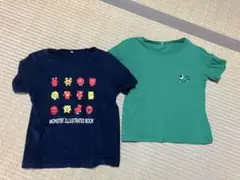 モンスターイラストTシャツ2枚セット