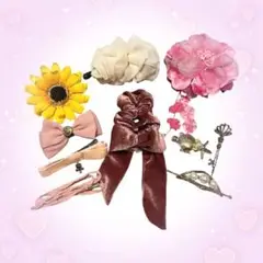 まとめ売りお買い得❤️ヘアアクセサリーセット ヘッドアクセ レディース小物 髪飾り