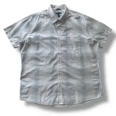 VAN HEUSEN ヴァンヒューゼン チェック シャツ XL 半袖