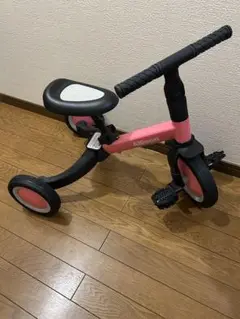 Allisonアリソン 2way 変身キッズバイク 三輪車ストライダー　ピンク