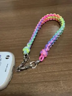 パラコード　ハンドストラップ　ショートストラップ　スマホショルダー