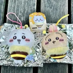 ちいかわ ハチさんぬいぐるみ ちいかわ うさぎ マスコット キーホルダー セブン