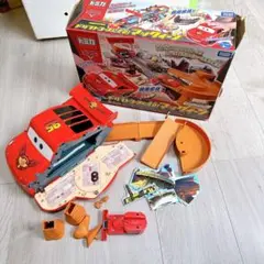 マックィーン・変身シリーズ3台&沢山乗せよう大きなマック廃盤品セット Amazon | ディズニー カーズ トミカ たくさんのせよう!大きな