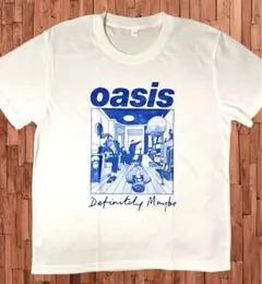 未着用　オアシス『Definitely Maybe』Tシャツ　綿100% 白